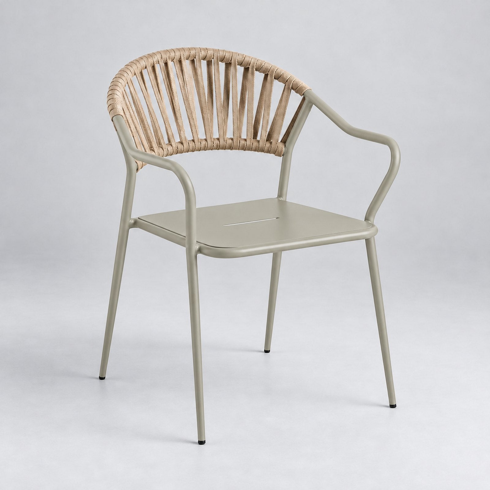 The Lago chair in Pebble Grey