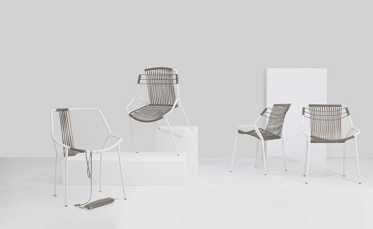 Kapua chairs in white